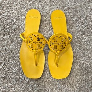 Tory Burch Yellow Sandals
